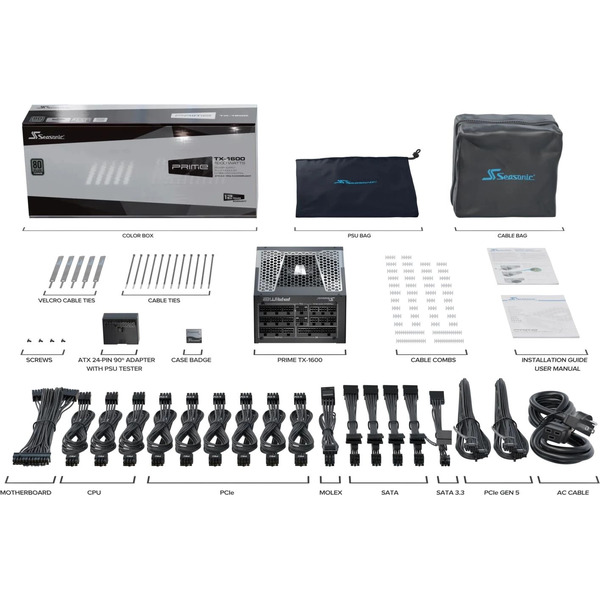 Блок питания Seasonic Prime TX-1600 ATX 3.1
