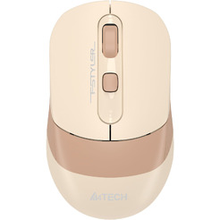 Мышь A4Tech Fstyler FG10CS Air (бежевый/коричневый)