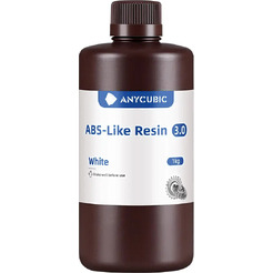 Фотополимерная смола для 3D-принтера Anycubic ABS-Like 3.0 SABL3WH-10 (1л, белый)