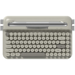 Компьютерная клавиатура AJAZZ AF84 (бело-серая)