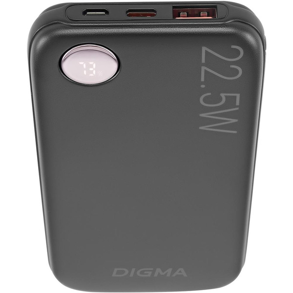Портативное зарядное устройство Digma DGPF10B 10000mAh (черный)