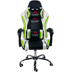 Игровое кресло Calviano Asti Ultimato (черный/белый/зеленый)