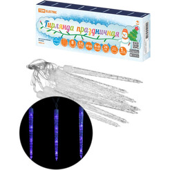 Гирлянда светодиодная TDM "Сосульки фигурные" 2,1 м, 32LED, 8 шт, синий SQ0361-0062