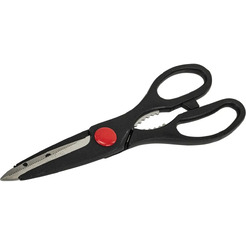 608905 Ножницы кухонные, 210 мм, с орехоколом, зазубренные DASWERK