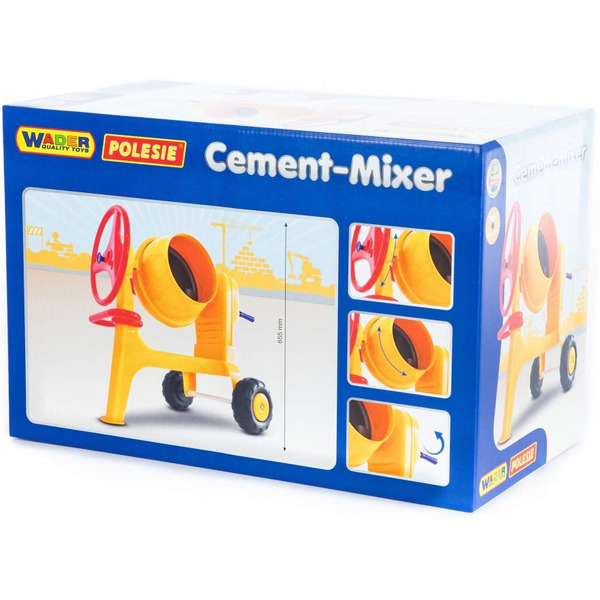 Игровой нвбор Полесье Бетономешалка Construct + набор каменщика №7 50649