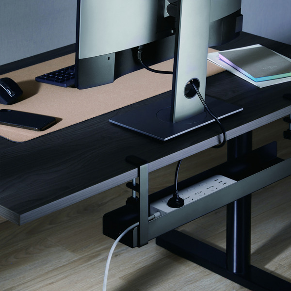 Лоток для проводов ErgoSmart Easy Tray (черный)