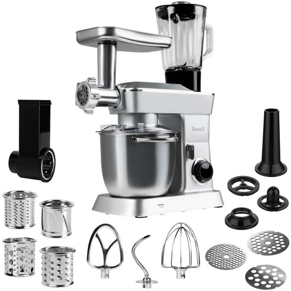 Кухонный комбайн RageX R112-900 (серебристый)