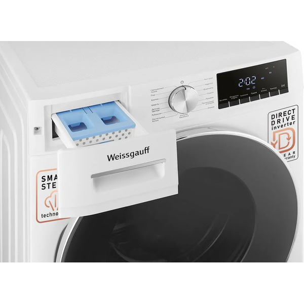 Стирально-сушильная машина WEISSGAUFF WMD 58411 Direct Drive Steam