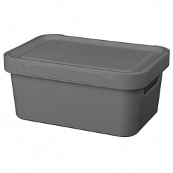 Ящик для хранения Бытпласт Econova Luxe 4.6 л 433205411 (серый)