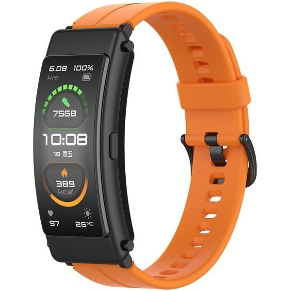 Ремешок Bingo Mono для HUAWEI Band 6/HONOR Band 6/6 Pro (оранжевый)