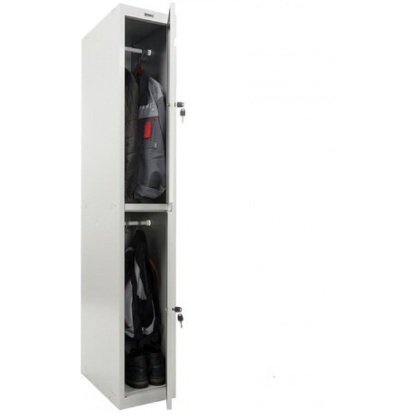 Шкаф металлический для одежды BRABIX LK 12-30