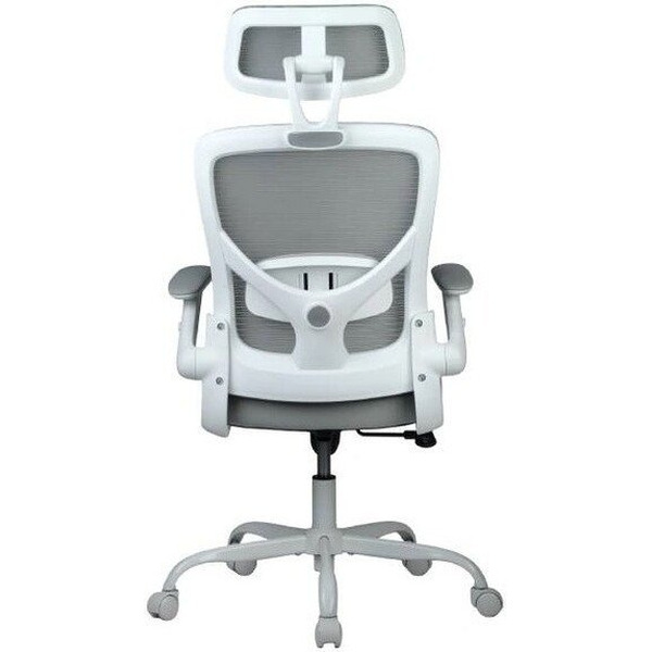 Офисное кресло KingStyle Boost FK-53 Warble White (светло-серый)