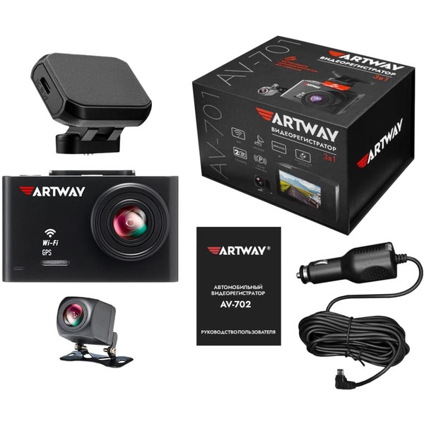 Видеорегистратор Artway AV-701 4K WI-FI