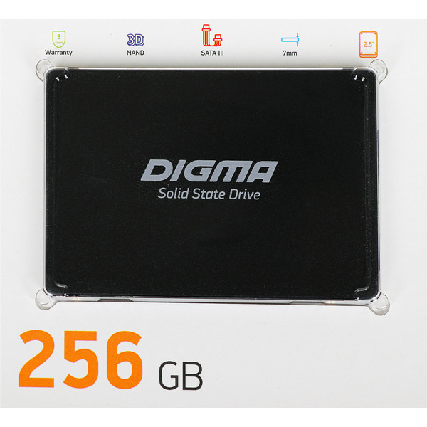 Накопитель SSD Digma DGSR2256GP13T