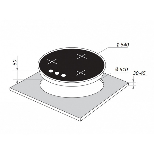 Варочная панель MAUNFELD EGHG.43.23CB\G