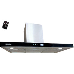 Воздухоочиститель для кухонь BACKER CH90E-TGL200 Inox Black Glass