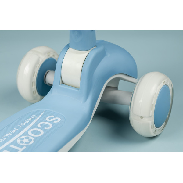 Самокат детский Ricos T-Rex JSCML603B (белый/голубой)