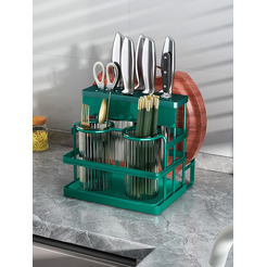 Сушилка для вилок, ложек и ножей с отделением для крышки Happy Home HH-044