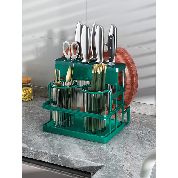 Сушилка для вилок, ложек и ножей с отделением для крышки Happy Home HH-044