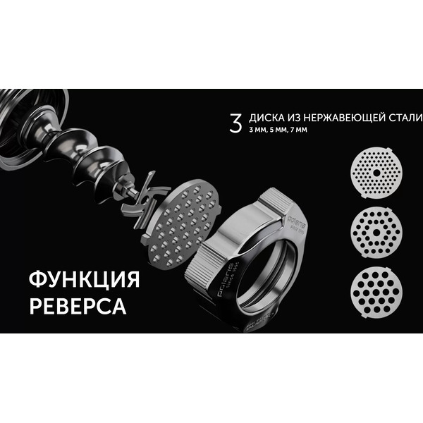 Мясорубка POLARIS PMG 2510
