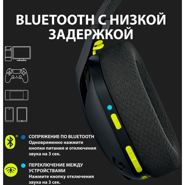 Наушники Logitech G435 (981-001053) черный