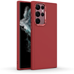 Бампер Bingo Metal для SAMSUNG S22 Ultra Красный