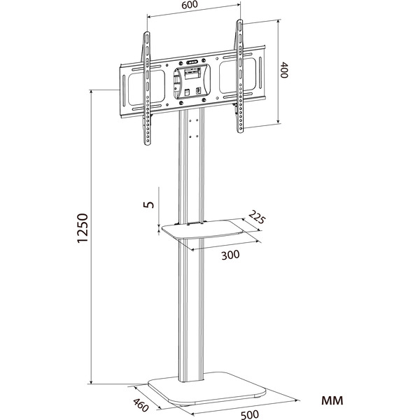 Стойка для телевизора Cactus CS-ST97-D