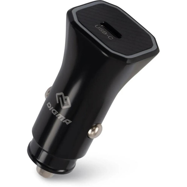Автомобильное зарядное Digma DGC2B (черный)