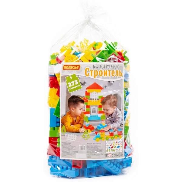 Конструктор Полесье  Строитель 36131