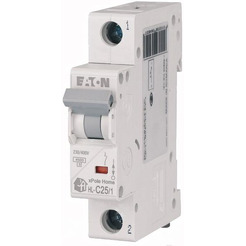Выключатель автоматический Eaton HL-C251 1P 25A C 4.5кA 1M 194733