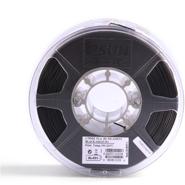 Пластиковая нить ESUN PLA+ 1,75 мм black