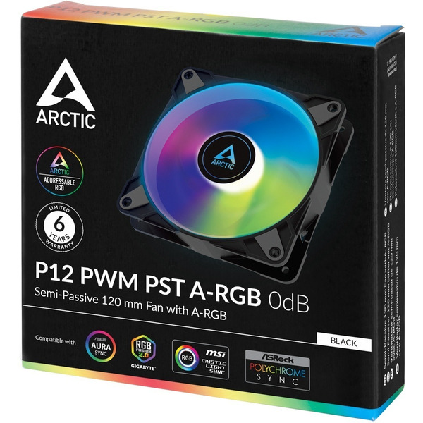 Вентилятор Arctic P12 PWM PST A-RGB 0dB ACFAN00231A