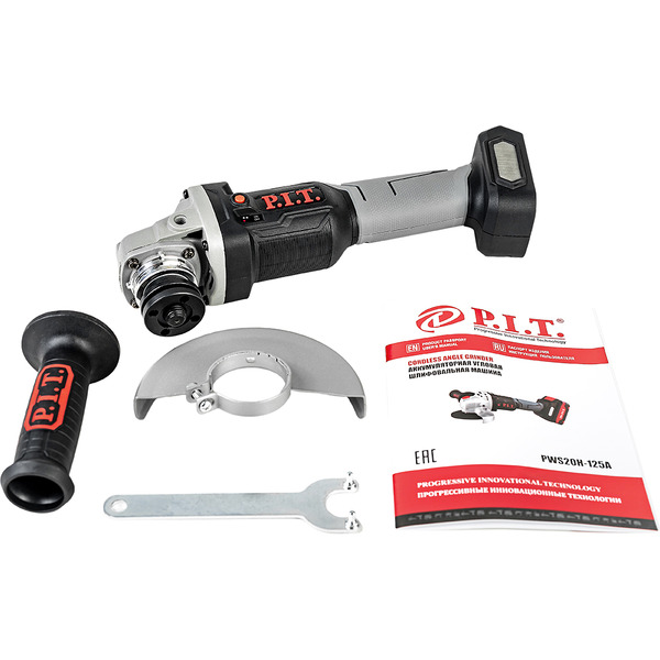 Шлифмашина P.I.T PWS20H-125A (без АКБ и ЗУ)