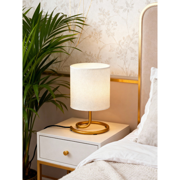 Светильник настольный ArtStyle HT-905NIC (латунь/белый)