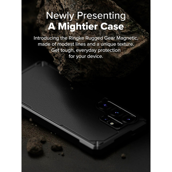 Чехол Ringke RUGGED GEAR MAGNETIC для Galaxy S25 Ultra BLACK