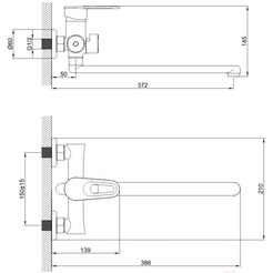 Смеситель Эверест B22-274DS
