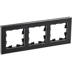 Рамка IEK Brite РУ-3-1-БрЧ