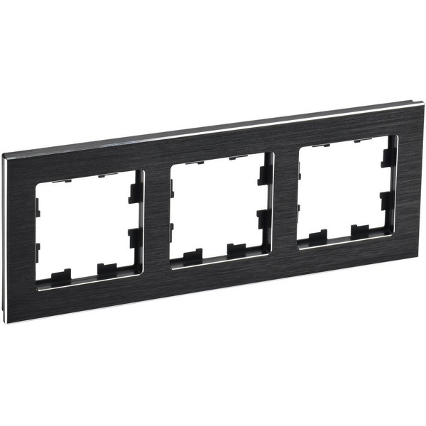 Рамка IEK Brite РУ-3-1-БрЧ