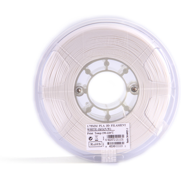 Пластиковая нить ESUN PLA+ 1,75 мм white