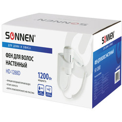 Фен для волос настенный SONNEN HD-1288D 604197