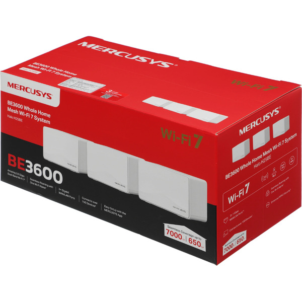 Бесшовный Mesh роутер Mercusys Halo H25BE (3-PACK)