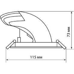 Светильник TDM Акцент-1 SQ0369-0403