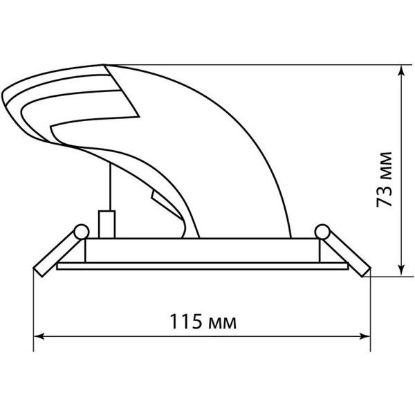 Светильник TDM Акцент-1 SQ0369-0403