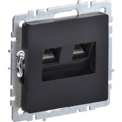 Розетка IEK Brite РК/Т12-БрЧ