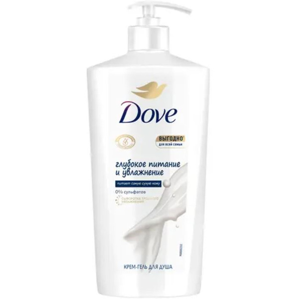 Крем гель для душа DOVE Глубокое питание и увлажнение 610мл