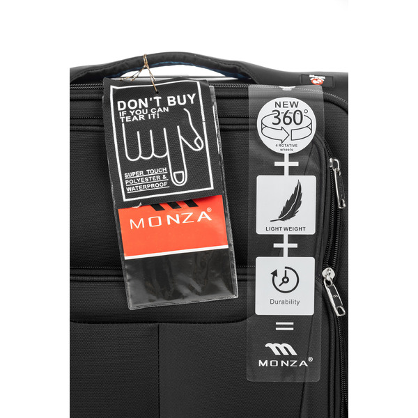 Чемодан MONZA 23014# (L, черный)