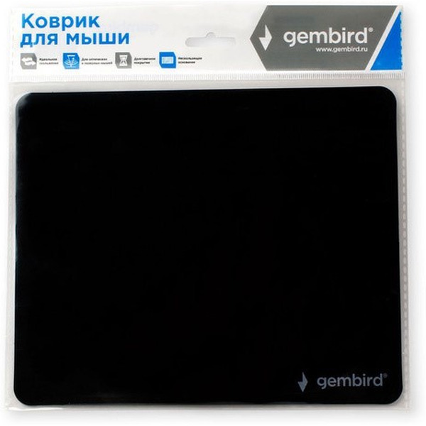 Коврик для мыши GEMBIRD MP-BASIC чёрный