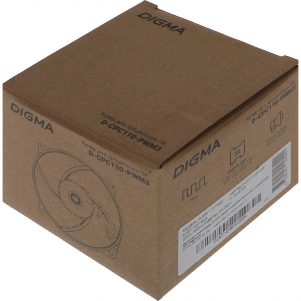 Кулер для процессора Digma D-CPC110-PWM3