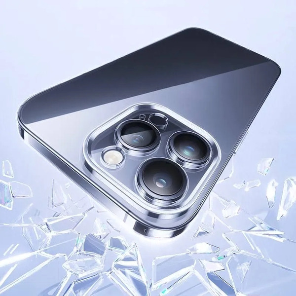 Накладка силиконовая Baseus P60115400201-01 Schott Series for iP 15 Plus, с защитным стеклом и набором для чистки, Clear