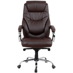 Офисное кресло King Style SHL-9-2 Tonpo PU Chrome (коричневый)